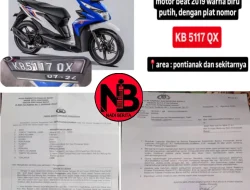 Kasus Penggelapan Motor di Pontianak Barat, Laporan Warga Belum Temui Titik Terang