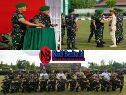 Pangdam XII/Tanjung Pura Resmi Serahkan Pasukan Kepada Kodam XXII/Tambun Bungai