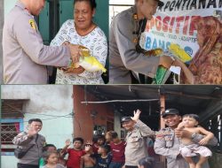 Tak Sekadar Bansos, Polresta Pontianak Juga Lakukan Hal Ini di Pontianak Barat