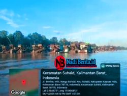 Aktifitas PETI Kian Menggila di Kapuas Hulu: Sungai Kapuas di Suhaid Dikepung PETI, Diduga APH Tutup Mata, Pekakkan Telinga !!!
