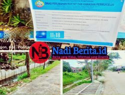 Proyek Turap di Gang M.Yasin Diduga Dikerjakan Asal Jadi dan tidak Sesuai Spesifikasi Minimnya Pengawasan Dinas dan Konsultan