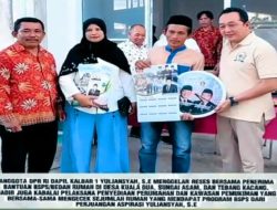 H. Yuliansyah, S.E. Gelar Reses; Kawal Program Bedah Rumah di Kalimantan Barat