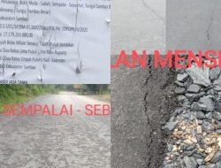 Pekerjaan Pembangunan Jalan di Sambas Dituding Asal-Asalan, Warga Sebut Dikerjakan Tengah Malam dan Pas Hujan