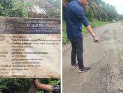 Proyek Peningkatan Jalan Aspal Rp.17 Milyar Dibukit Mulia – Subah Kabupaten Sambas Paket 1, Diduga Asal Jadi: Menjadi Sorotan Publik