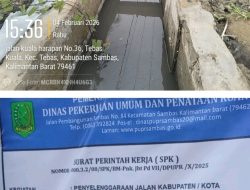Pembangunan Turap di Tebas Kuala: Indikasi Kinerja Buruk dan Asal-Asalan, Pemkab Sambas Harus Bertanggung Jawab