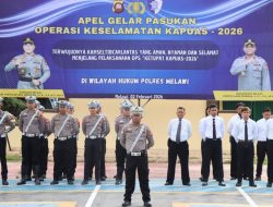 Polres Melawi Gelar Apel Pasukan Operasi Keselamatan Kapuas 2026, Tekan Angka Kecelakaan Jelang Idul Fitri