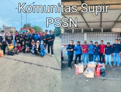 Komunitas Supir PSSN Turun ke Jalan, Bagikan Ratusan Takjil Di Perempatan Jalan 28 Oktober