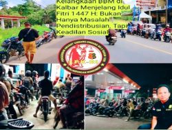 Najib: Kelangkaan BBM Menjelang Hari Raya Idul Fitri 1447 H di Kalimantan Barat: Kemana Peran PT. Pertamina (Persero), Butakah Matanya, Kok Hanya Diam ???
