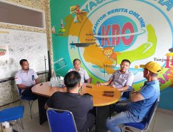 Hangatkan Silaturahmi Idulfitri, Humas PT Timah Sambangi KBO Babel Perkuat Sinergi Media