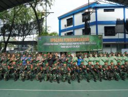 Pangdam XII/Tpr Lepas Satgas Yonif 645/Gty untuk Latihan Pratugas Operasi