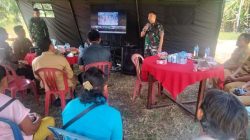 Laksanakan Zoom Ground Breaking, Dandim 1209/Bengkayang Letakkan Batu Pertama Jembatan Garuda