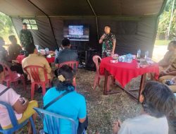 Laksanakan Zoom Ground Breaking, Dandim 1209/Bengkayang Letakkan Batu Pertama Jembatan Garuda
