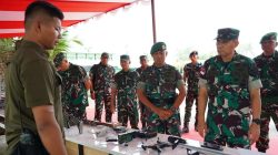 Pertegas Profesionalisme Prajurit, Pangdam XII/Tpr Sambangi Markas Yonzipur 6/SD di Anjongan