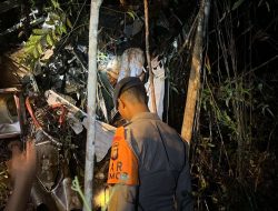 Satbrimob Polda Kalbar Temukan Lokasi Jatuhnya Helikopter di Sekadau, Enam Korban Meninggal Dunia