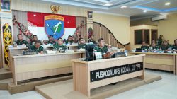Perkuat Kedisiplinan dan Sinergi, Pangdam XII/Tpr Berikan Pengarahan Strategis kepada Dansat Jajaran