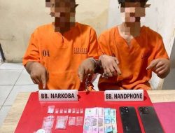 Dua Pengedar Sabu Ditangkap di Kampar, Polisi Sita 8 Paket Narkoba