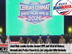 Viral Skandal Juri Arogan di Final Lomba Cerdas Cermat MPR di Kalbar: Jawaban Sama tapi Nilai Berat Sebelah ???