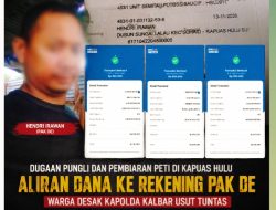 PETI di Suhaid Jadi Sorotan, Dugaan Pencemaran dan Lemahnya Penegakan Hukum Tuai Perhatian Publik !!!