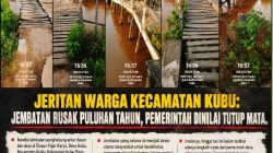 Jeritan dari Ujung Jembatan Penghubung Desa Kubu: Ketika Kayu Lapuk Lebih Setia daripada Janji Pembangunan yang banyak OMON-OMON !!!