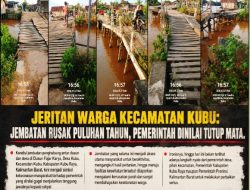 Jeritan dari Ujung Jembatan Penghubung Desa Kubu: Ketika Kayu Lapuk Lebih Setia daripada Janji Pembangunan yang banyak OMON-OMON !!!