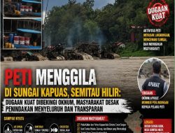 PETI Menggila di Sungai Kapuas Semitau Hilir, Diduga Dibekingi Oknum: Hukum Seolah Tak Bertaring, Diduga Polsek dan Polres Kapuas Hulu Tutup Mata !!!