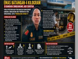 Dugaan Penyelundupan Emas Batangan 4 Kilogram di Bandara Singkawang Jadi Sorotan, Publik Pertanyakan Pengawasan dan Penanganan Aparat !!!