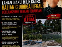 Dugaan Galian C di Lahan Milik Kades Seberu Belum Terjawab, Warga Minta Kapolres Turun Tangan