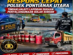 Dugaan Penyalahgunaan Solar Subsidi Masuk Penanganan Polisi, Media Apresiasi Respons Cepat Polsek Pontianak Utara