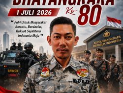 HENDRI PURWANTO: HARI BHAYANGKARA KE-80 MENJADI MOMENTUM MEMPERKUAT SINERGI POLRI DAN MASYARAKAT