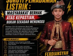 PMM Kalbar Soroti Pemadaman Listrik: Masyarakat Berhak atas Kepastian, Bukan Sekadar Menunggu