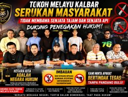 Tokoh Melayu Kalbar Serukan Penolakan Sajam dan Senpi dalam Setiap Aksi, Minta APH Tegakkan Hukum Tanpa Pandang Bulu