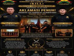 Aklamasi Penuh! Afriansyah (Aaf) Nahkodai KILL Kalimantan Barat Periode 2026–2031