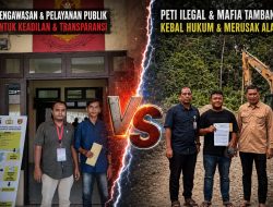 Polres Madina Gerak Cepat. Pelapor Beberkan Dosa Ekologis Oknum Kades “GD” dalam Skandal PETI Kotanopan.