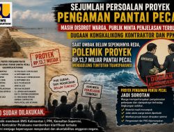 Saat Ombak Belum Sepenuhnya Reda, Polemik Proyek Rp13,7 Miliar Pantai Pecal Menggulung Tuntutan Transparansi, Dugaan Kongkalikong Permainan Kontraktor dan PPK !!!