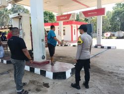 Jajaran Polsek Polres Ketapang Terus Pantau dan Awasi Penyaluran BBM di Setiap SPBU