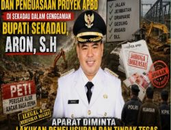 Dugaan Aktivitas PETI dan Penguasaan Proyek APBD di Sekadau Dalam Genggaman Bupati, Aparat Diminta Lakukan Penelusuran dan Tindak Tegas