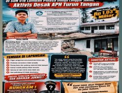 Proyek APBN Rp1 Miliar di SDN 018 Lumban Pinasa Diduga Langgar Juknis, Aktivis Desak APH Turun Tangan