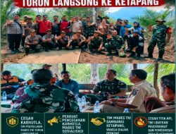 Cegah Karhutla, Tim Penyuluhan Mabes TNI Turun Langsung ke Ketapang
