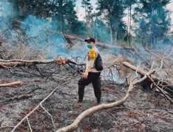 Polsek Sayan Tingkatkan Patroli dan Ground Check Tujuh Titik Api untuk Cegah Karhutla