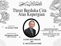 Segenap Keluarga Besar Pers Media Mengucapkan Duka Yang Mendalam Kepada Alm. H.Edi Dwi Pribadi
