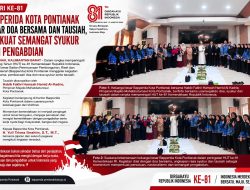 Peringati HUT Kemerdekaan RI ke-81, Bapperida Pontianak Perkuat Rasa Syukur dan Persatuan Lewat Doa Bersama