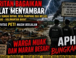 Jeritan Warga Sungai Boyan Menggema: Dugaan Aktivitas PETI Masih Berjalan, Warga Minta APH Bertindak Tegas