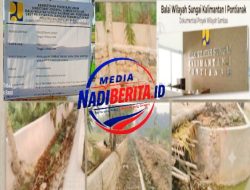 Proyek 22 M BWSK 1 Pontianak Amburadul, Pohon Kelapa Jadi Tumbal Cor