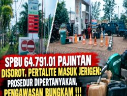 SPBU 64.791.01 Pajintan Disorot, Pertalite Masuk Jerigen: Prosedur Dipertanyakan, Pengawasan Bungkam !!!