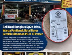 Warga Pontianak Soroti Tambahan 10 Persen pada Pembelian Nasi Bungkus