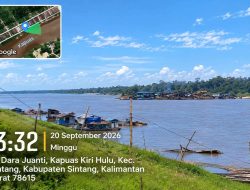 Dugaan PETI di Sungai Kapuas Sintang Mencuat, Warga Pertanyakan Pemilik Mesin