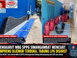 Sengkarut MBG SPPG Simangambat Mencuat: Ompreng Dijemur Terbuka, Tabung LPG Disorot Ancam Keselamatan Relawan