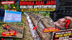 Galian Parit 8 Meter di Desa Rantau Panjang Sebawi Sambas Telan APBD Rp 26,8 Juta, Publik Pertanyakan HPS PUPR Sambas!