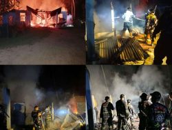 Kebakaran Hebat di Monterado, Rumah Warga Hangus dan Kerugian Capai Rp120 Juta