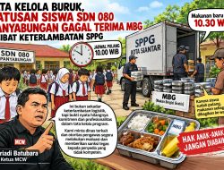 Tata Kelola Dipertanyakan, Ratusan Siswa SDN 080 Panyabungan Gagal Terima MBG Akibat Keterlambatan Pengiriman